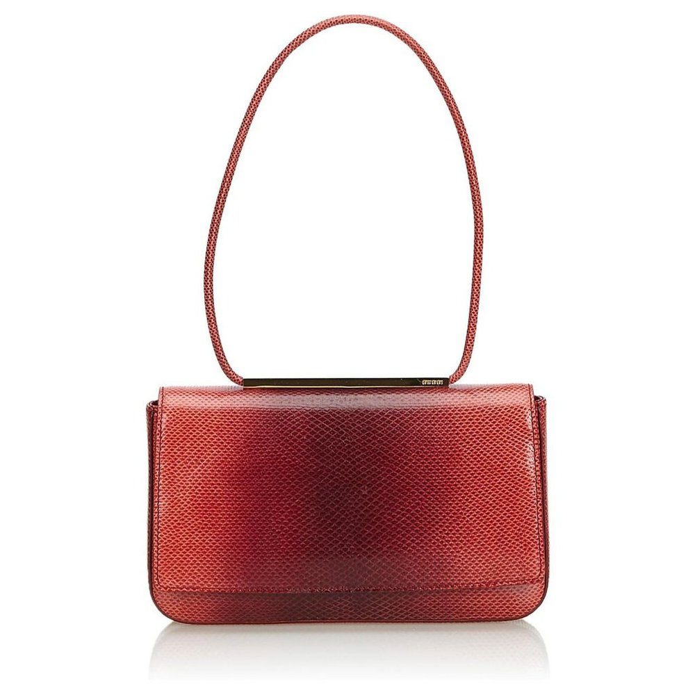 *Rare* Gucci Gradient Red Baguette Handbag